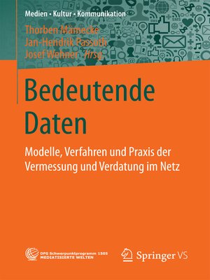 cover image of Bedeutende Daten